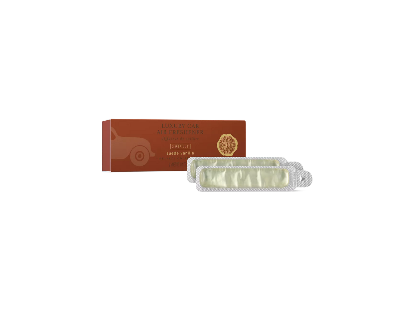 Suede Vanilla Refill Car Air Freshener