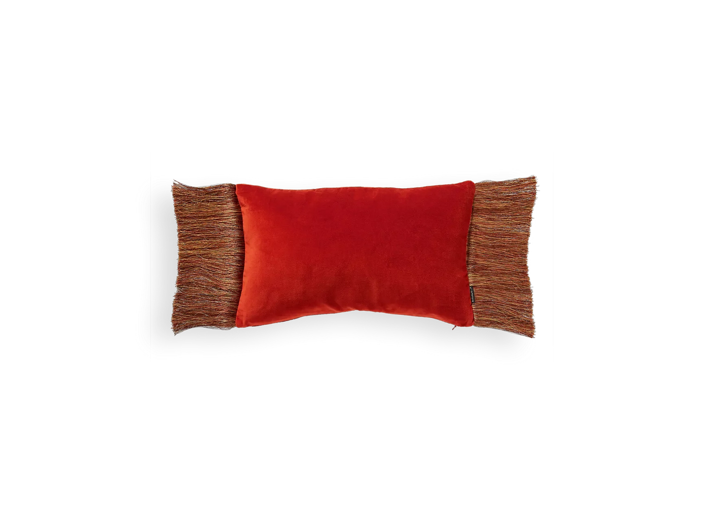 Vellore Cotton Velvet Cushion case 50x30cm Warm Orange