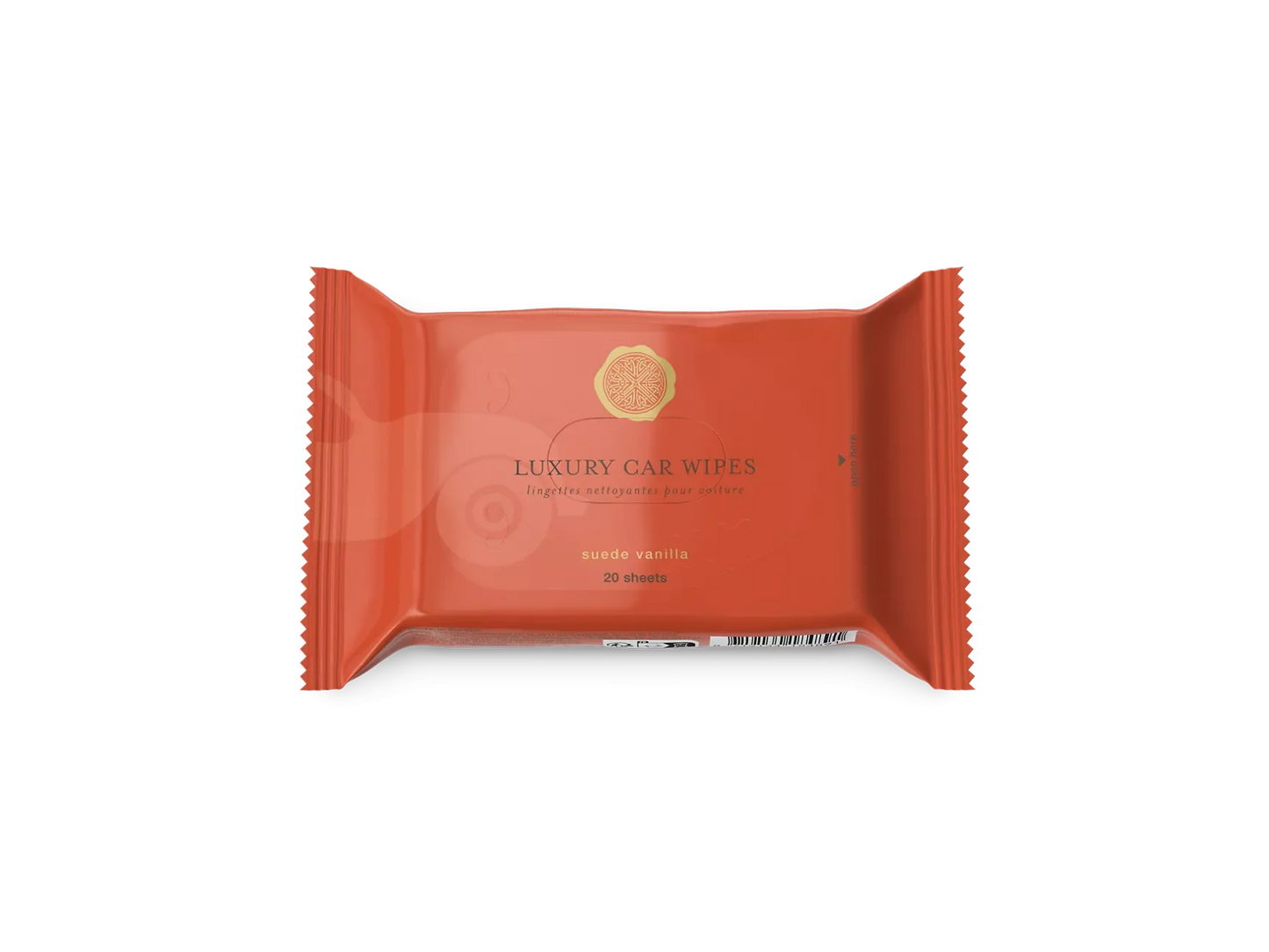 Suede Vanilla Car Wipes
