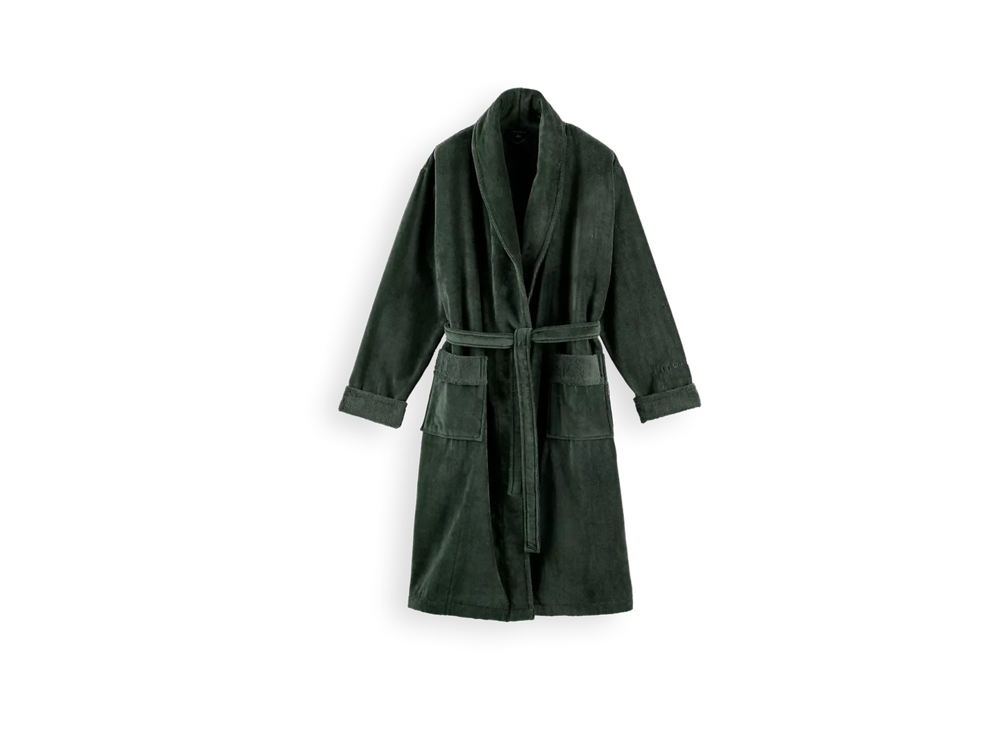 Super Smooth Cotton Bathrobe Men S Moss Green