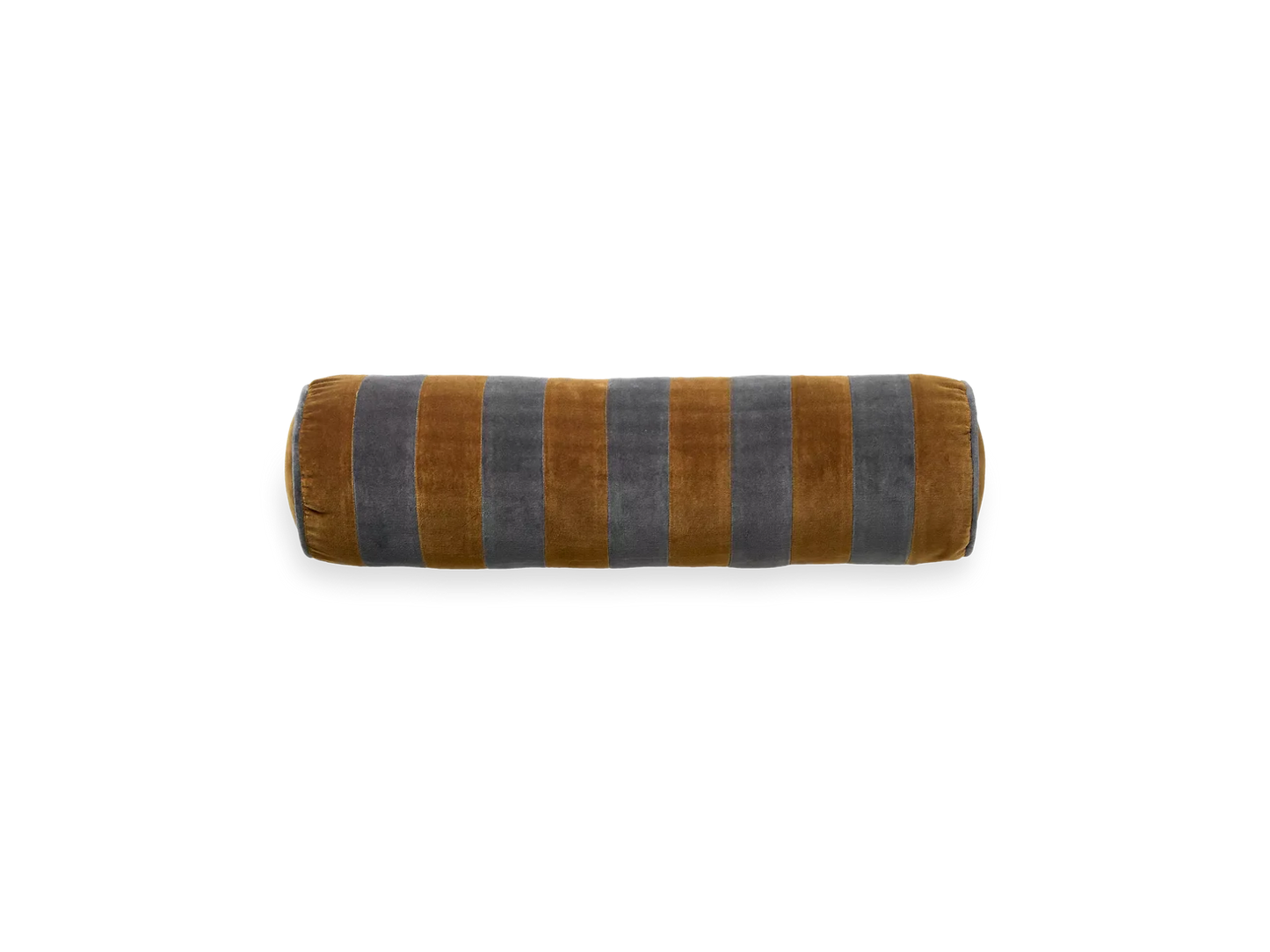 Vellore Bolster Cushion Mocha Stripes