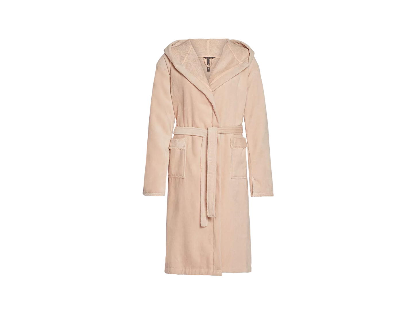 Super Smooth Cotton Bathrobe Women L Pale Pink