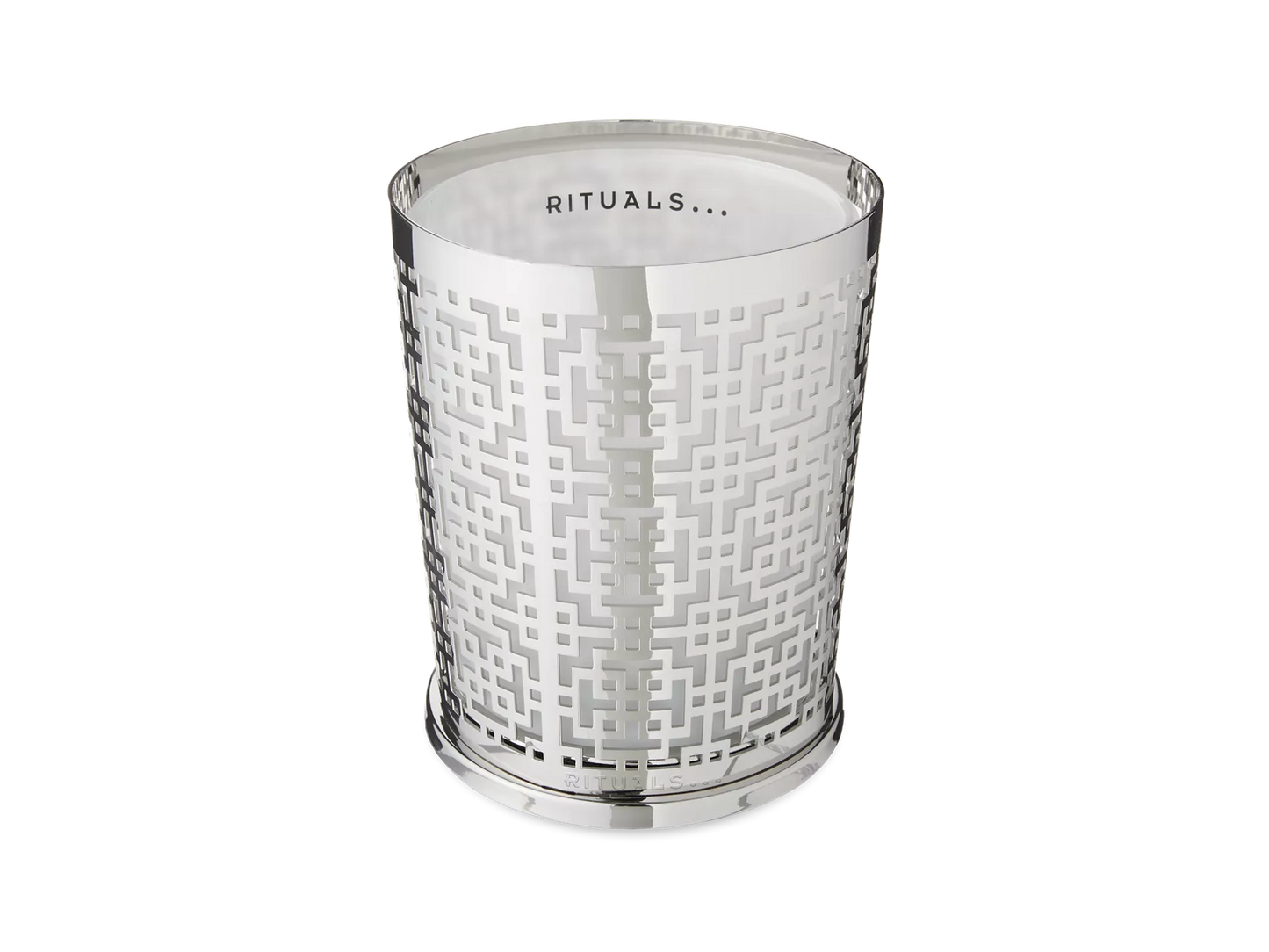 Luxury Candle Holder - Metal Window Silver
