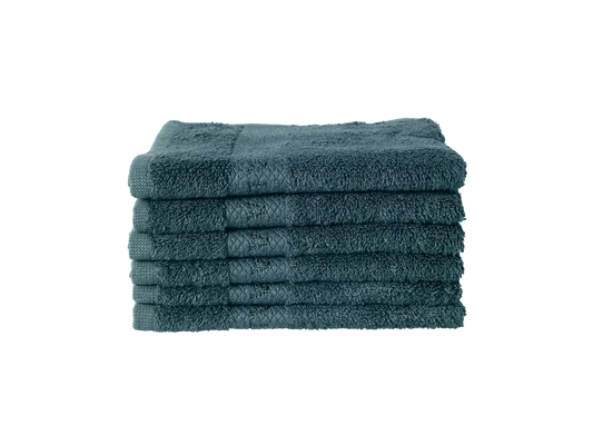 Super Smooth Cotton Guest Towel 30x30cm Petrol