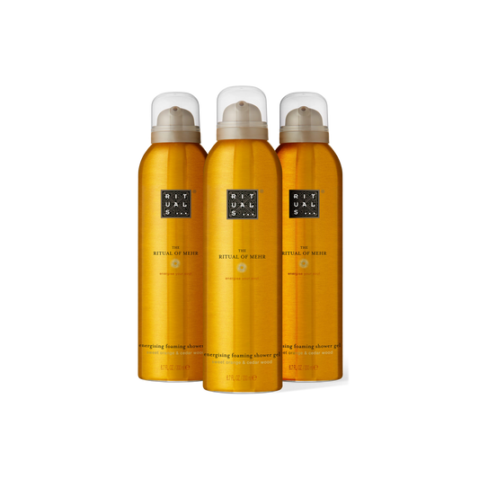 The Ritual of MehrShower Foam Value Pack