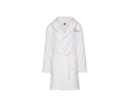 Mrs Bathrobe - White - S
