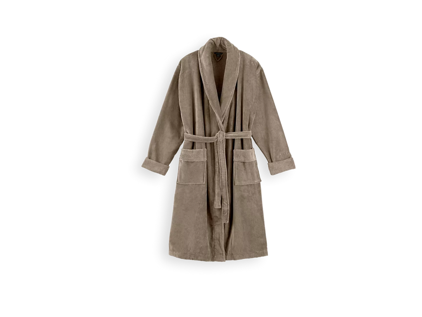 Super Smooth Cotton Bathrobe Men Sand L