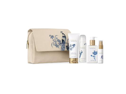 Amsterdam Collection Amsterdam Pouch Set doucheschuim 50 ml, bodycrème 70 ml, mist voor haar & lichaam 20 ml, handzeep 110 ml