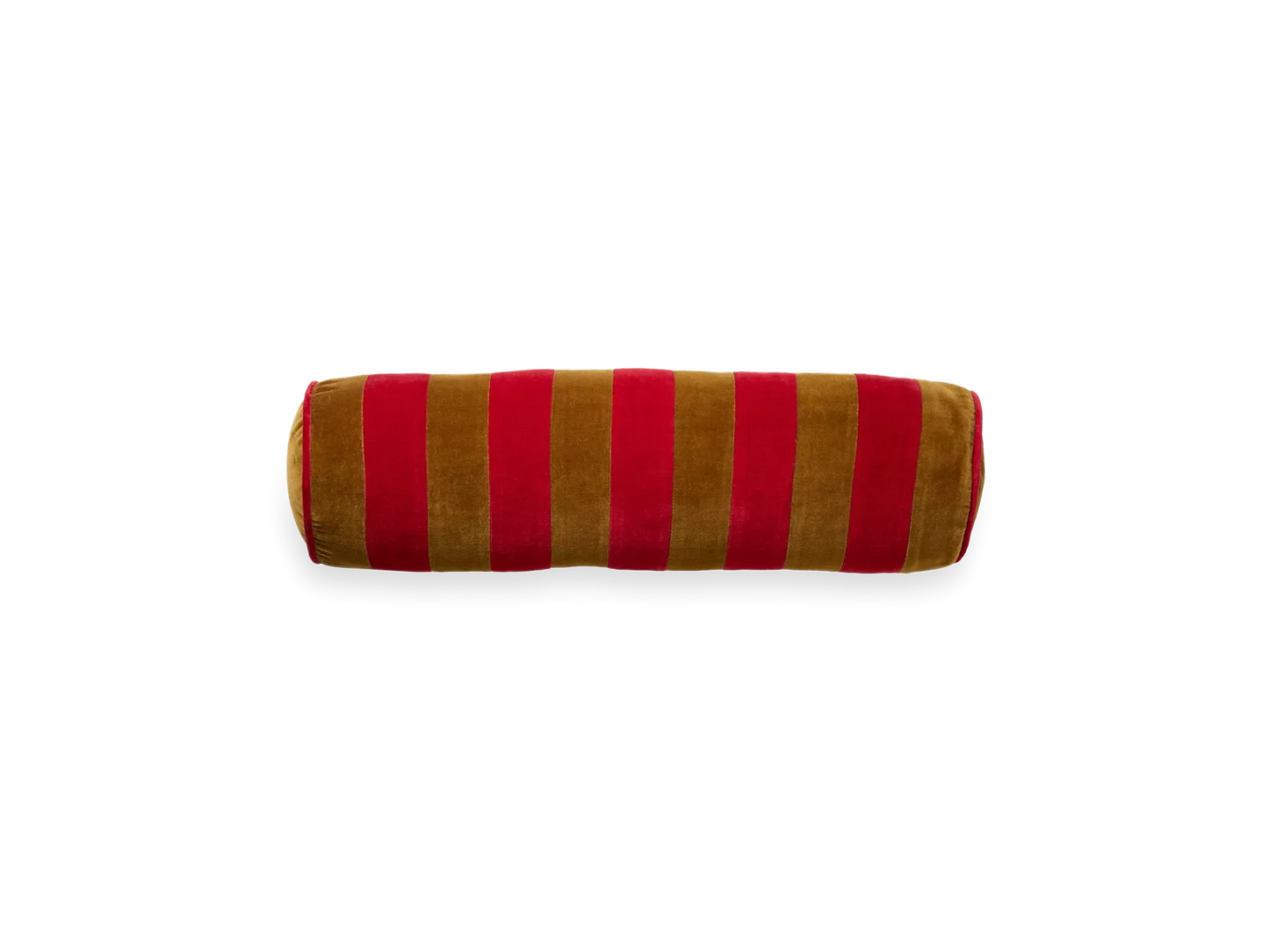 Vellore Bolster Cushion Red Stripes