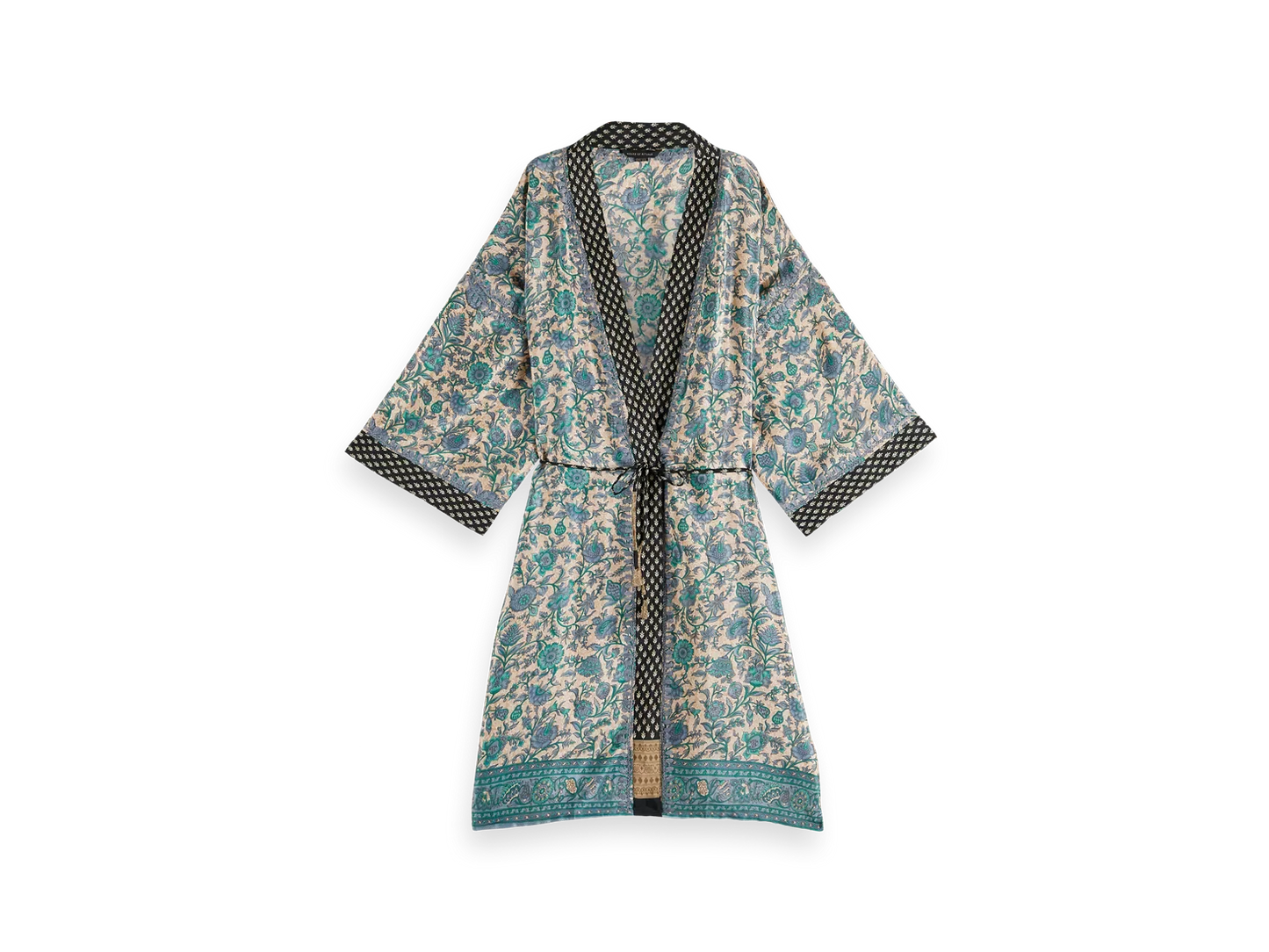 Jaypur Saree Kimono Lavender Blue