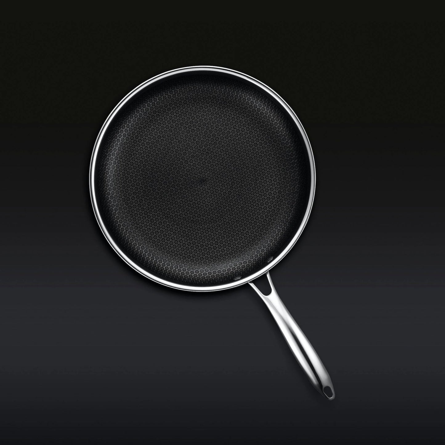Hybrid Fry Pan with Lid, 12"