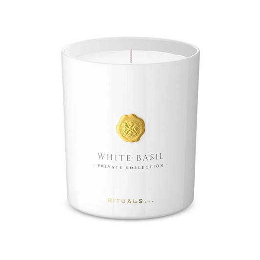 Private Collection White Basil Scented Candle scented candle, 360 gr
