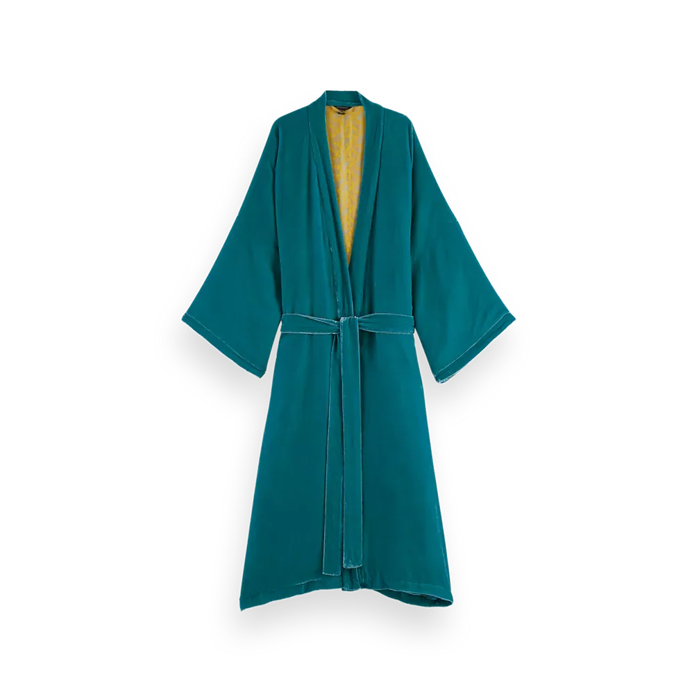 House of Rituals Saigon Collection Kimono viscose silk velvet kimono