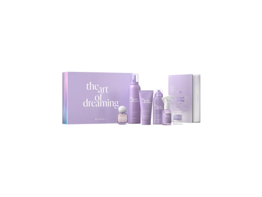 The Dream Collection Gift Set XL doucheschuim 250 ml, bodycrème 100 ml, bodylotion mousse 150 ml, eau de parfum 15 ml, huisparfum 50 ml, geurkaars 25 g, droomdagboek