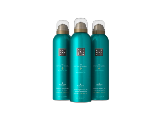 The Ritual of Karma Shower Foam Value Pack multipack 3x doucheschuim