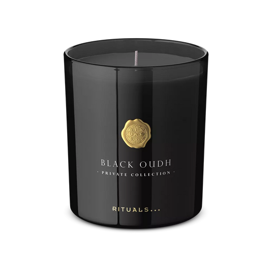 Private Collection Black Oudh Scented Candle luxury scented candle, 360 gr