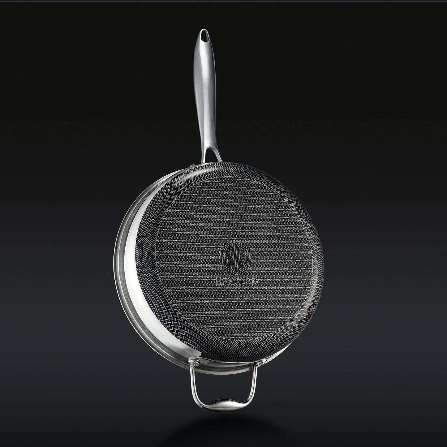 Hybrid Deep Sauté Pan with Lid, 3.3-Qt